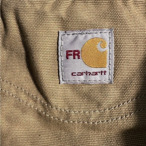 NWT Carhartt Fire Resistant Khaki Pants 2112 Cat 2 Size: 42/32 - Picture 9 of 14
